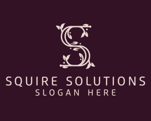 Beauty Spa Letter S logo design