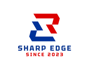 Sharp Letter S logo design