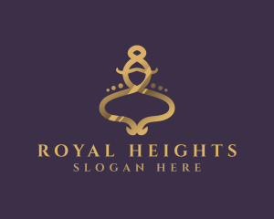 Royal Wellness Spa logo design