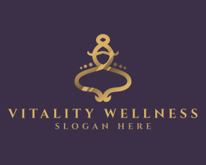 Royal Wellness Spa logo design