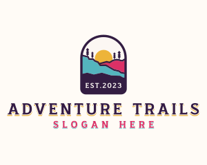 Mountain Summit Trekking  logo design