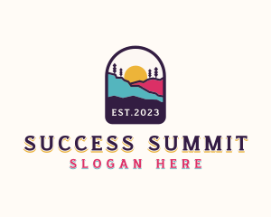 Mountain Summit Trekking  logo design