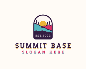 Mountain Summit Trekking  logo design