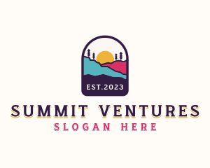 Mountain Summit Trekking  logo design