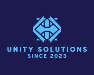 United - Cross Ribbon Business logo design