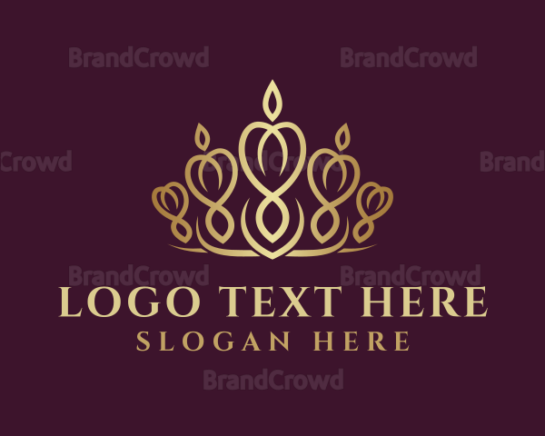 Golden Pageant Crown Logo