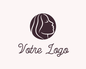 Cosmetology - Beauty Female Profile logo design