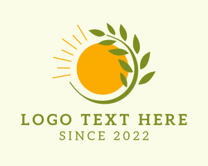 Natural Products - Eco Friendly Farm Plant logo design