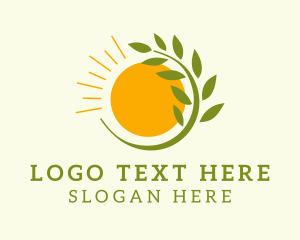 Eco Friendly Farm Plant  Logo