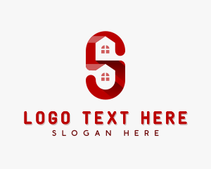 Letter S - Real Estate Letter S logo design