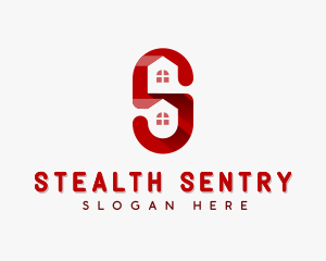 Real Estate Letter S logo design