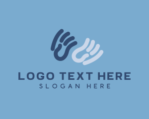 Non Profit - Hands Non-Profit Charity logo design