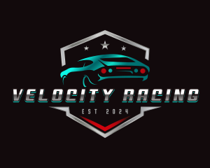 Car Racing Motorsport logo design