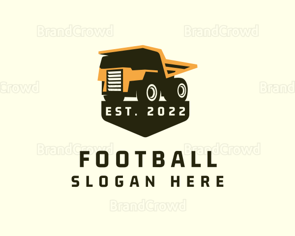 Construction Truck Vehicle Logo