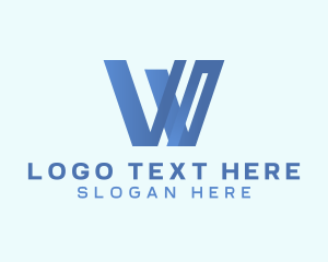 Letter W - Geometric Generic Business Letter W logo design
