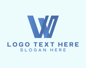 Geometric Generic Business Letter W Logo