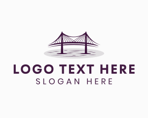 Infrastructure - Bridge Structure Engineer logo design