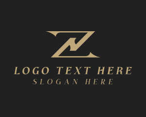 Monogram - Gold Fashion Boutique logo design