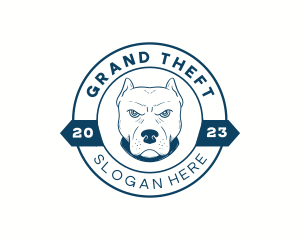 Animal - Pitbull Dog Animal logo design