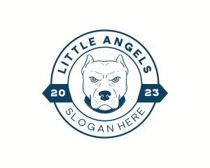 Guard - Pitbull Dog Animal logo design