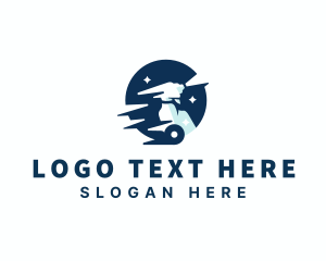 Clean - Sprayer Cleaning Janitorial logo design