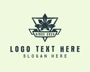 Hemp - Cannabis Leaf Plant logo design