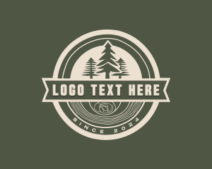 Lumberjack Handicraft Woodwork Logo