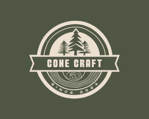 Lumberjack Handicraft Woodwork logo design