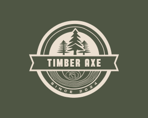 Lumberjack Handicraft Woodwork logo design