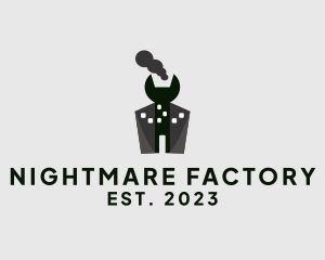 Wrench Industrial Factory  logo design