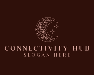 Decor - Floral Moon Boutique logo design