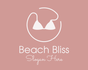 Swimsuit - Circle Bikini Swimsuit logo design