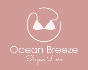 Seashore - Circle Bikini Swimsuit logo design