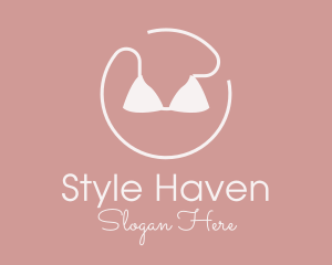 Fashionable - Circle Bikini Swimsuit logo design