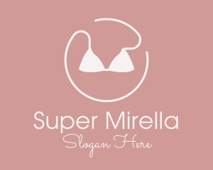 Holiday - Circle Bikini Swimsuit logo design