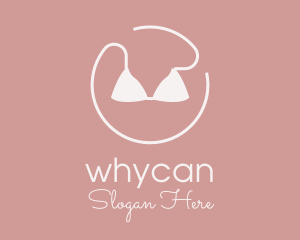 Circle Bikini Swimsuit logo design