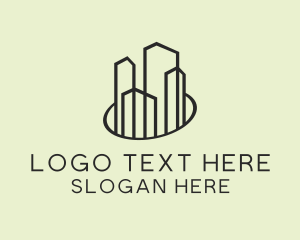 Building - Builder Town Buildings logo design