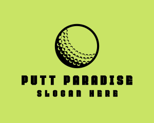 Putt Putt - Golf Ball Sport logo design