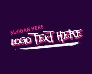 Player - Texture Neon Wordmark logo design