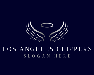 Angel Wings Religion logo design
