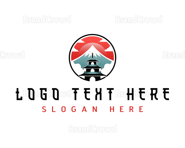 Mount Fuji Japan Logo