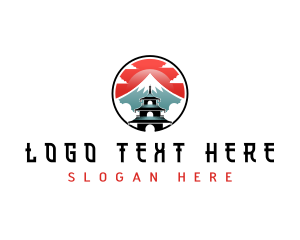 Mountain - Mount Fuji Japan logo design