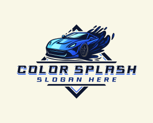 Car Detailing Splash logo design