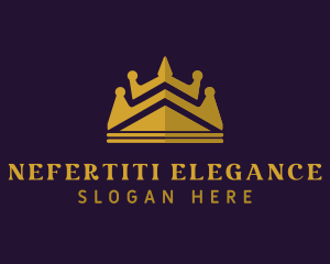 Elegant Glam Crown logo design