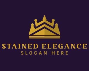 Elegant Glam Crown logo design