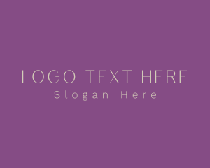 Clothing - Elegant Minimalist Business logo design