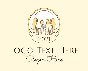 Alcoholic - Beer Pub Banner logo design
