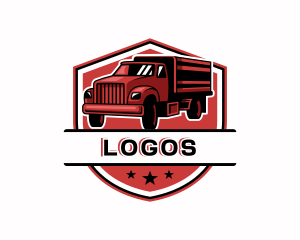 Movers - Truck Freight Logistics logo design