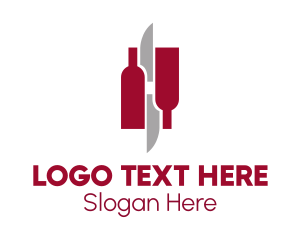 Alcohol - Fine Dining Wine Restaurant logo design