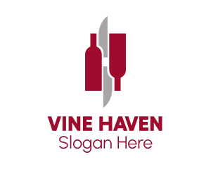 Fine Dining Wine Restaurant  logo design